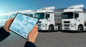 Government Fleet Management - manager with tablet