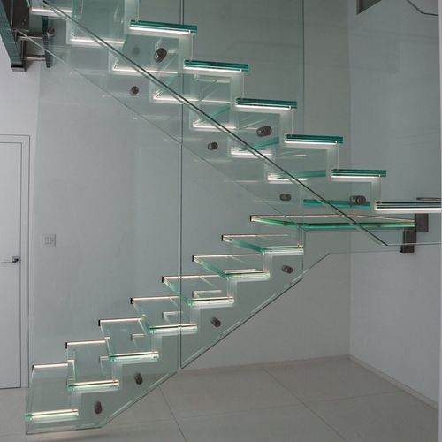 The BEST Glass Stair Panels Near Me Glass Staircase Design