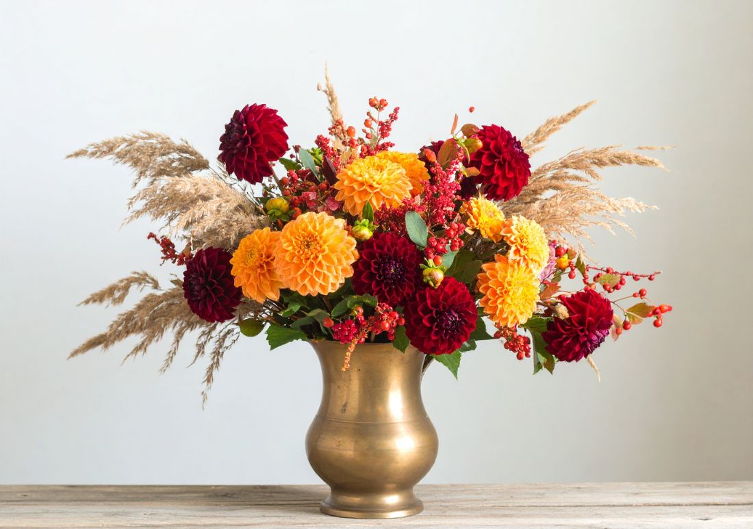 seasonal flower arrangements